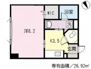 クラッセ銀山【4階】の間取り