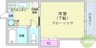 アーバンハイツ神明【2階】の間取り