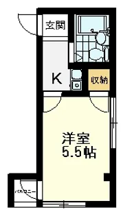 クレスト恋ヶ窪【1階】の間取り