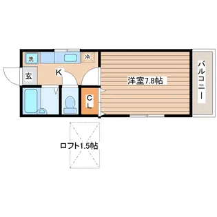 ウインディ葉山【1階】の間取り