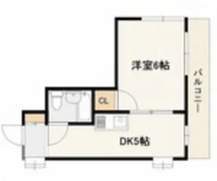 アメニティ西原【4階】の間取り
