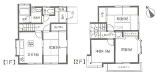 千葉県船橋市芝山6【一戸建】の間取り