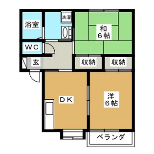 メゾンコスタ【1階】の間取り