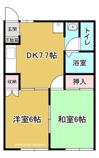 メゾンK【1階】の間取り