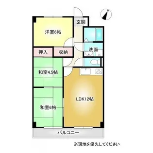 アーバンコート久保田【1階】の間取り