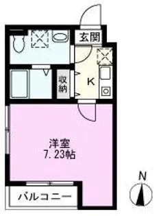 ヒューマンパレス草加吉町【1階】の間取り