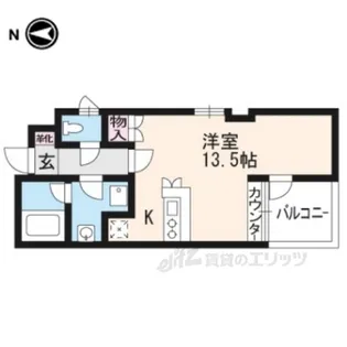 アーバネックス北大路【3階】の間取り