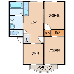 フランツA【1階】の間取り