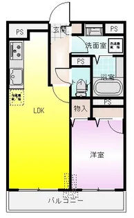 ヴァンヴェストA【3階】の間取り