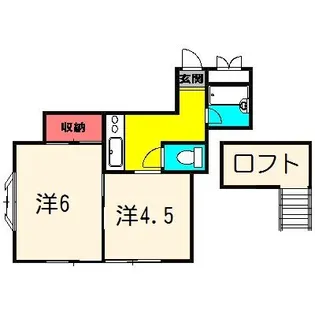リーフコート江戸川台A棟【1階】の間取り