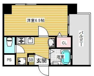 エスリード福島第3【7階】の間取り