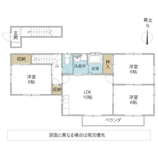 たんぽぽコーポ【2階】の間取り