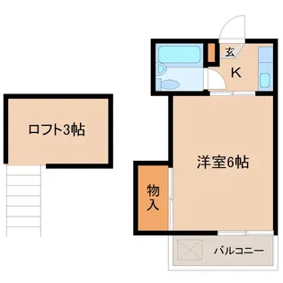 コーポ錦【2階】の間取り