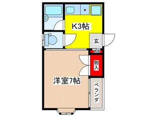 メゾンサンライズ富士【3階】の間取り