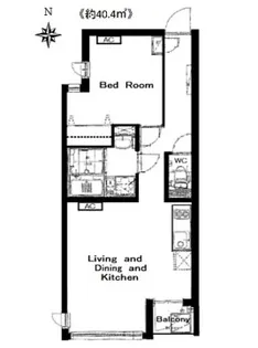 カーサ麻布ANNEX【5階】の間取り