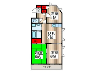 NKビル・ドミニオン【3階】の間取り