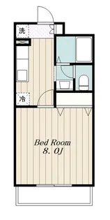 リビングタウン厚木【2階】の間取り