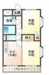 フレール大塚【4階】の間取り