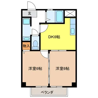 ユートピアG2000【2階】の間取り
