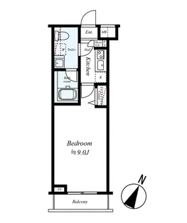 エスペルーモ中村橋【4階】の間取り