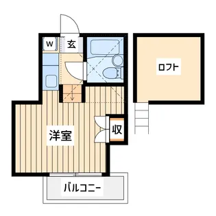 クレール新百合【1階】の間取り