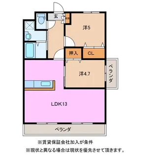 メルヴェイユマンションアネックス【2階】の間取り