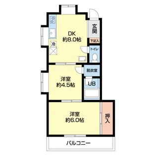 M&Mモリカワ【3階】の間取り