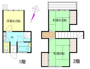池田荘【2階】の間取り
