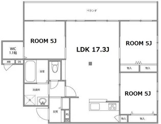 アルページュ久我山【3階】の間取り