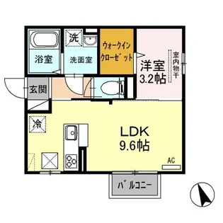 セジュール A【1階】の間取り