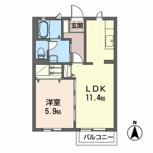 ライフエナジー【1階】の間取り