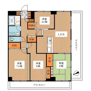フクロクハイマンション3号館【11階】の間取り