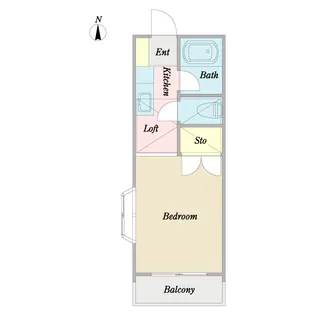 ピエールクロシェット【2階】の間取り