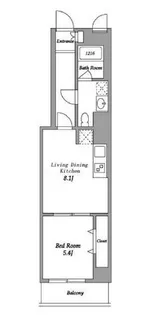 東京都新宿区新宿6【マンション】の間取り