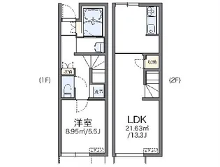 レオネクストメゾンエスポワール【1階】の間取り