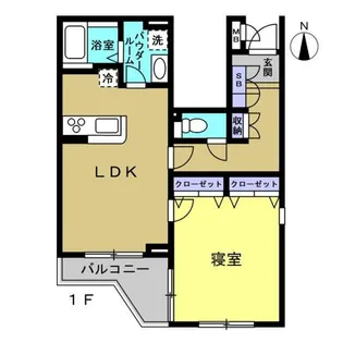 東京都中野区中央1【マンション】の間取り