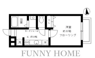 東京都目黒区碑文谷5【アパート】の間取り