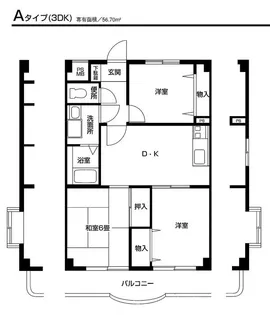 ノーブル 壱番館【4階】の間取り
