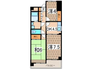 Clair Kaneko【3階】の間取り