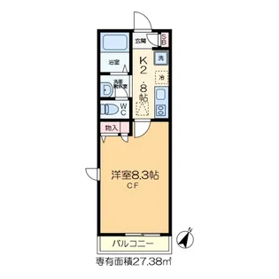 GREEN WOOD【1階】の間取り