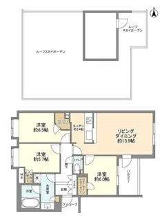 3LDKの間取り画像