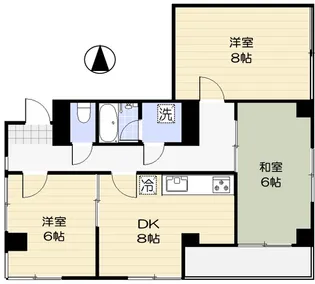 3DKの間取り画像