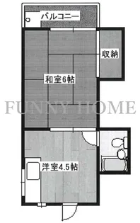 三和ハイツ【1階】の間取り