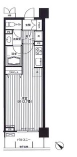 東京都中央区月島4【マンション】の間取り