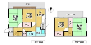 栃木県小山市駅南町5【一戸建】の間取り