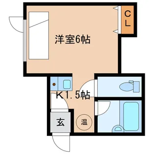 グリーンガーデン(下宿)【1階】の間取り
