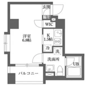 ムーブメンツ西早稲田【10階】の間取り