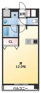 レ・メニュアール薊野【2階】の間取り