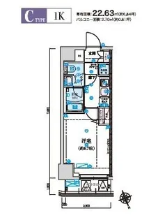 リヴシティ初台【3階】の間取り