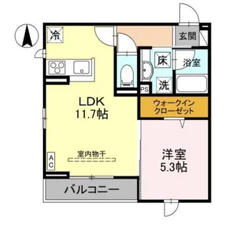 D-Grande常盤町【2階】の間取り